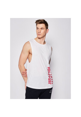 Tommy Hilfiger Топ Retro Logo UM0UM01752 Бял Regular Fit - Pepit.bg