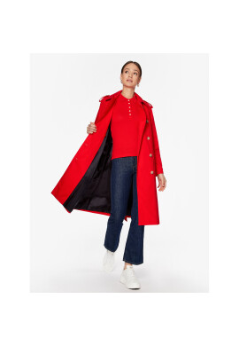 Tommy Hilfiger Тренч WW0WW36960 Червен Regular Fit - Pepit.bg