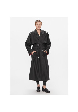 Tommy Hilfiger Тренч WW0WW40483 Черен Oversize - Pepit.bg