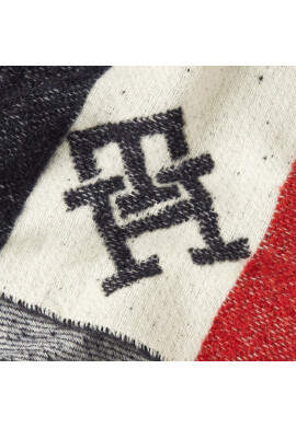Tommy Hilfiger Зимен шал Limitless Chic Cb Scarf AW0AW15353 Тъмносин - Pepit.bg