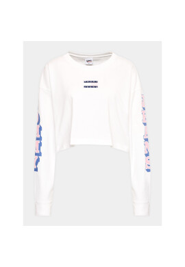 Tommy Jeans Блуза DW0DW15692 Бял Regular Fit - Pepit.bg