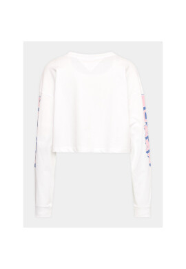 Tommy Jeans Блуза DW0DW15692 Бял Regular Fit - Pepit.bg