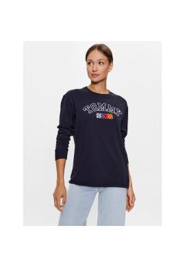 Tommy Jeans Блуза DW0DW16168 Тъмносин Oversize - Pepit.bg