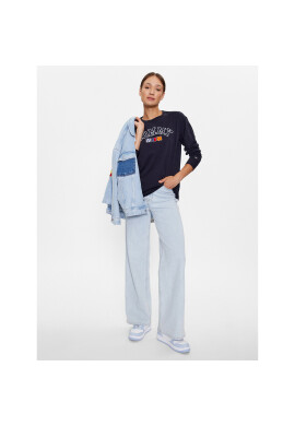 Tommy Jeans Блуза DW0DW16168 Тъмносин Oversize - Pepit.bg