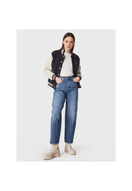 Tommy Jeans Блуза Essential DW0DW14277 Бял Slim Fit - Pepit.bg