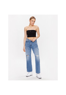 Tommy Jeans Блуза Essential DW0DW15296 Черен Slim Fit - Pepit.bg