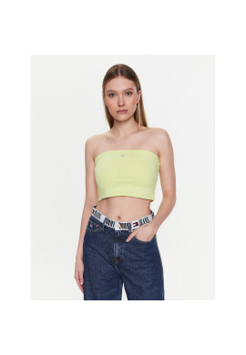 Tommy Jeans Блуза Essential DW0DW15296 Зелен Slim Fit - Pepit.bg