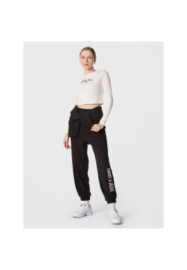 Tommy Jeans Блуза Essential Logo DW0DW14911 Бял Regular Fit - Pepit.bg