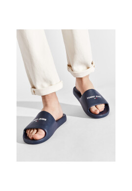 Tommy Jeans Чехли Essential Pool Slide EM0EM00978 Тъмносин - Pepit.bg