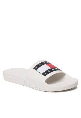 Tommy Jeans Чехли Pool Slide Ess EM0EM01191 Бял - Pepit.bg