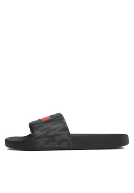 Tommy Jeans Чехли Pool Slide Print EM0EM01146 Черен - Pepit.bg