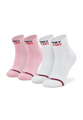Tommy Jeans Чорапи дълги дамски 701218956 Розов - Pepit.bg