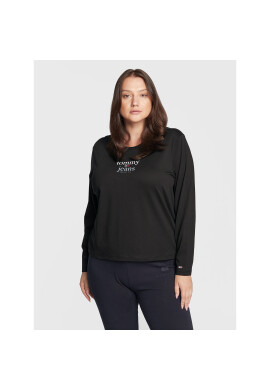 Tommy Jeans Curve Блуза Essential DW0DW13845 Черен Regular Fit - Pepit.bg