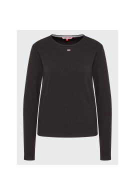 Tommy Jeans Curve Блуза Essential DW0DW15107 Черен Regular Fit - Pepit.bg