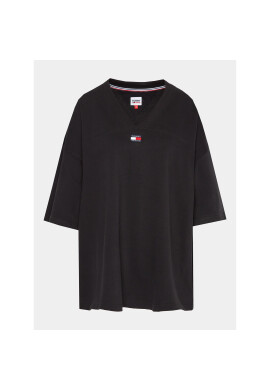 Tommy Jeans Curve Тишърт DW0DW15713 Черен Oversize - Pepit.bg
