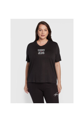Tommy Jeans Curve Тишърт Essential DW0DW12996 Черен Regular Fit - Pepit.bg