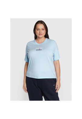 Tommy Jeans Curve Тишърт Essential DW0DW13844 Син Regular Fit - Pepit.bg
