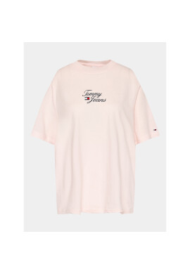 Tommy Jeans Curve Тишърт Essential DW0DW15687 Розов Regular Fit - Pepit.bg
