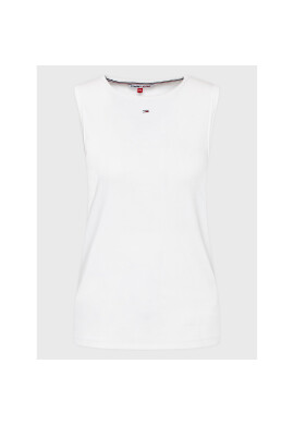 Tommy Jeans Curve топ DW0DW15708 Бял Regular Fit - Pepit.bg