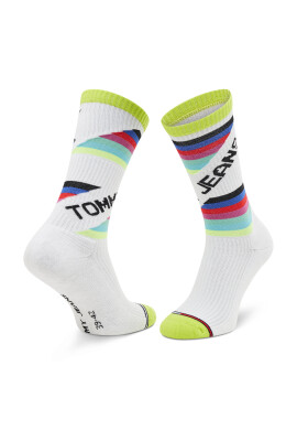 Tommy Jeans Дълги чорапи unisex 701210560 Бял - Pepit.bg