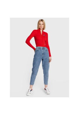 Tommy Jeans Дънки Mom DW0DW14127 Син Mom Fit - Pepit.bg