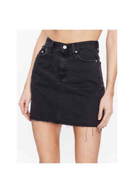 Tommy Jeans Дънкова пола DW0DW15625 Черен Regular Fit - Pepit.bg