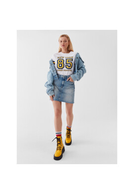 Tommy Jeans Дънкова пола DW0DW16070 Син Regular Fit - Pepit.bg