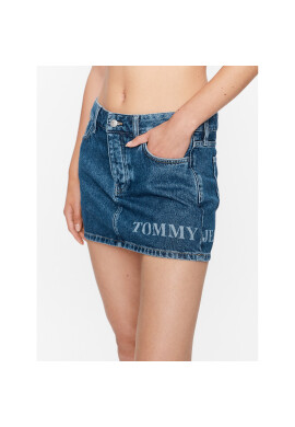 Tommy Jeans Дънкова пола Micro DW0DW14834 Тъмносин Regular Fit - Pepit.bg