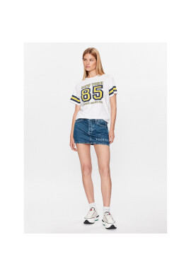 Tommy Jeans Дънкова пола Micro DW0DW14834 Тъмносин Regular Fit - Pepit.bg