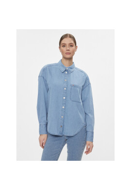 Tommy Jeans дънкова риза DW0DW17355 Син Oversize - Pepit.bg