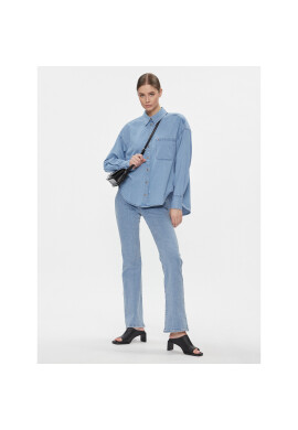 Tommy Jeans дънкова риза DW0DW17355 Син Oversize - Pepit.bg