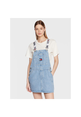 Tommy Jeans Дънкова рокля Dungaree DW0DW14843 Син Regular Fit - Pepit.bg