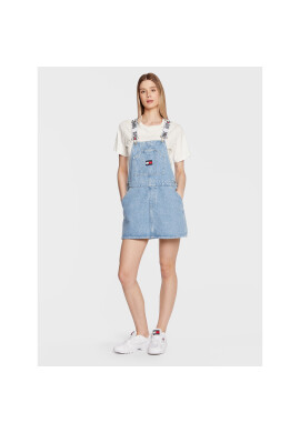 Tommy Jeans Дънкова рокля Dungaree DW0DW14843 Син Regular Fit - Pepit.bg