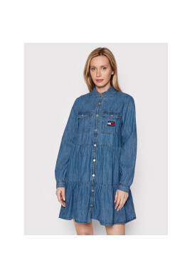 Tommy Jeans Дънкова рокля DW0DW12868 Син Regular Fit - Pepit.bg