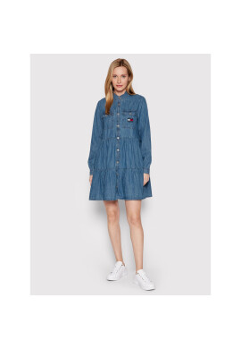 Tommy Jeans Дънкова рокля DW0DW12868 Син Regular Fit - Pepit.bg