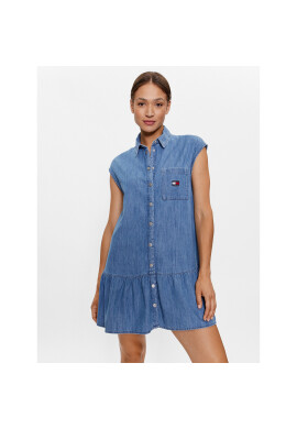 Tommy Jeans Дънкова рокля DW0DW15898 Син Regular Fit - Pepit.bg