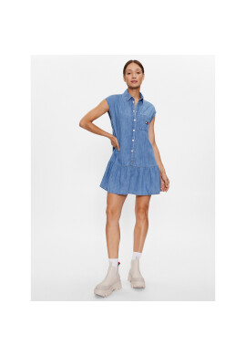 Tommy Jeans Дънкова рокля DW0DW15898 Син Regular Fit - Pepit.bg