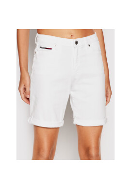 Tommy Jeans Дънкови шорти Bermuda DW0DW10987 Бял Regular Fit - Pepit.bg