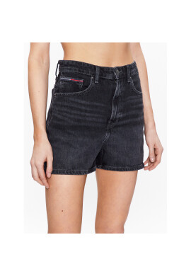 Tommy Jeans Дънкови шорти DW0DW15599 Черен Mom Fit - Pepit.bg