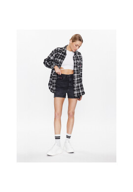 Tommy Jeans Дънкови шорти DW0DW15599 Черен Mom Fit - Pepit.bg