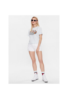 Tommy Jeans Дънкови шорти DW0DW15611 Бял Regular Fit - Pepit.bg