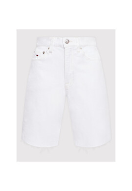 Tommy Jeans Дънкови шорти Harper DW0DW12516 Бял Regular Fit - Pepit.bg