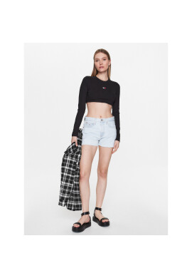 Tommy Jeans Дънкови шорти Hotpant DW0DW15593 Син Regular Fit - Pepit.bg