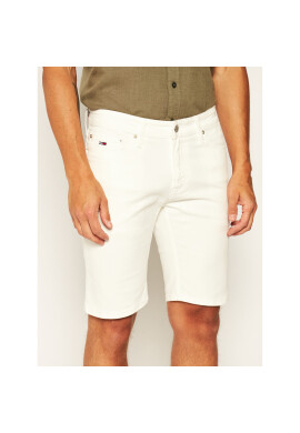 Tommy Jeans Дънкови шорти Scanton DM0DM07960 Бял Regular Fit - Pepit.bg