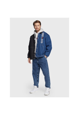 Tommy Jeans Дънково яке DM0DM14862 Черен Regular Fit - Pepit.bg