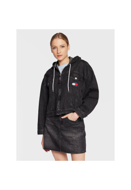 Tommy Jeans Дънково яке DW0DW14803 Черен Oversize - Pepit.bg