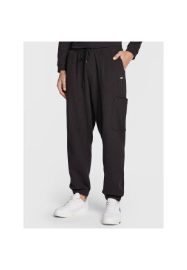 Tommy Jeans Долнище анцуг Bax Waffle DM0DM15032 Черен Regular Fit - Pepit.bg