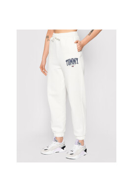 Tommy Jeans Долнище анцуг Collegiate DW0DW12107 Бял Regular Fit - Pepit.bg