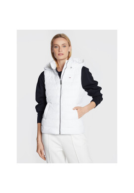 Tommy Jeans Елек Basic DW0DW13742 Бял Regular Fit - Pepit.bg