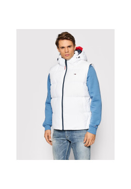 Tommy Jeans Елек Essential DM0DM11215 Бял Regular Fit - Pepit.bg